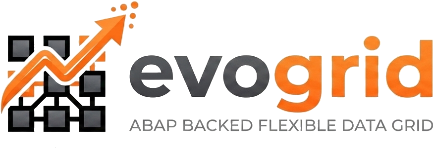 EvoGrid — ABAP backed flexible data grid